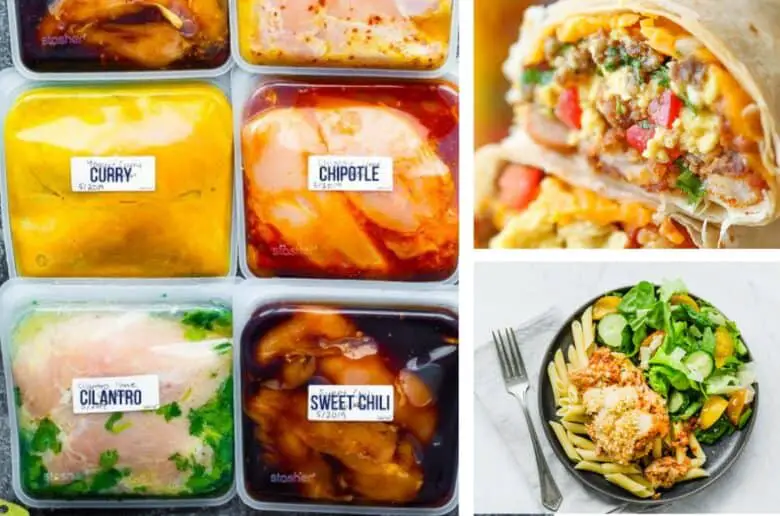 These are easy freezer meals that can be assembled several at a time, then frozen, to make your everyday meal time much less stressful.